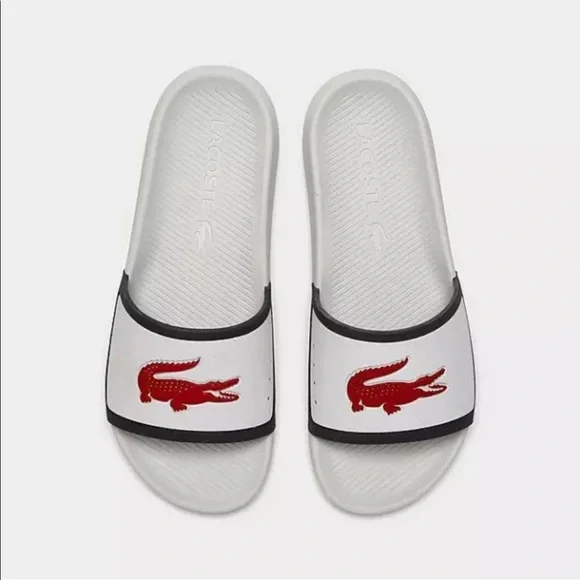 Lacoste Shoes Mens Lacoste Croco Tri3 Slide Sandals